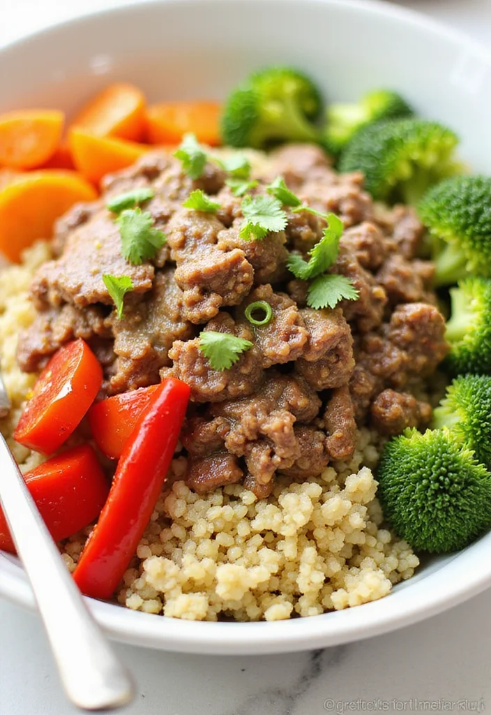 16 Easy Ground Beef Instant Pot Meals That Always Impress - 15. Instant Pot Ground Beef and Quinoa Pilaf 1