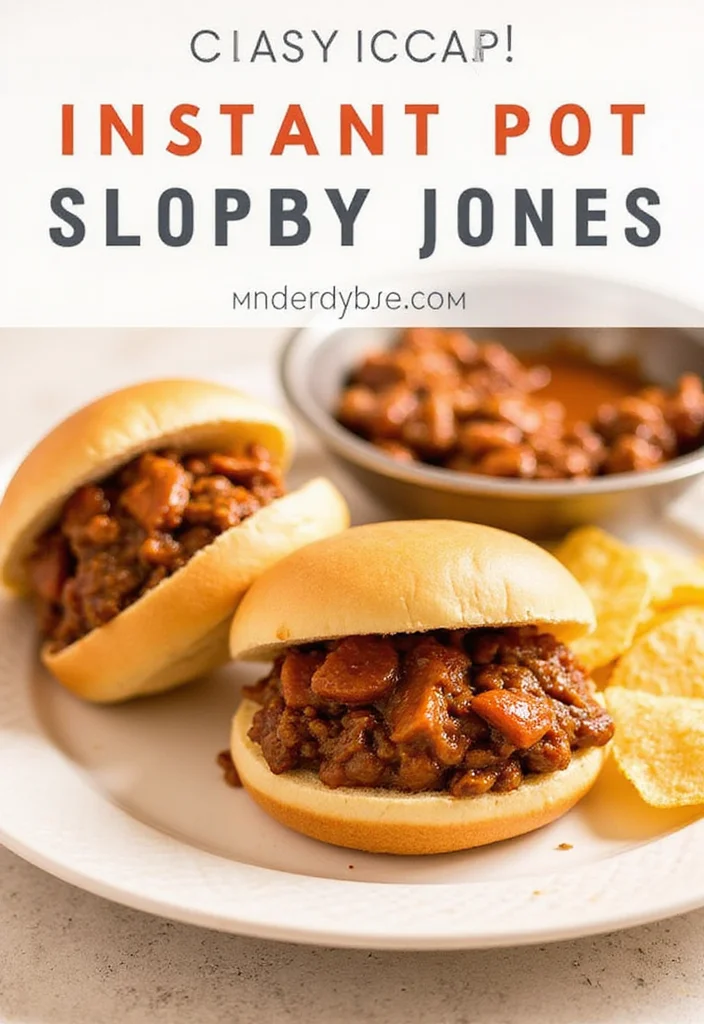 16 Easy Ground Beef Instant Pot Meals That Always Impress - 4. Instant Pot Sloppy Joes 1