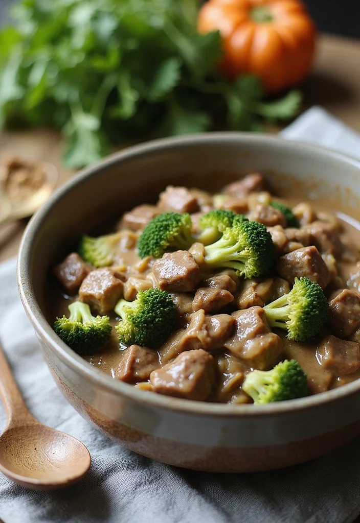 16 Fast & Flavorful Healthy Beef Stroganoff Recipes To Cook This Week - 7. Healthy Beef Stroganoff with Broccoli 1