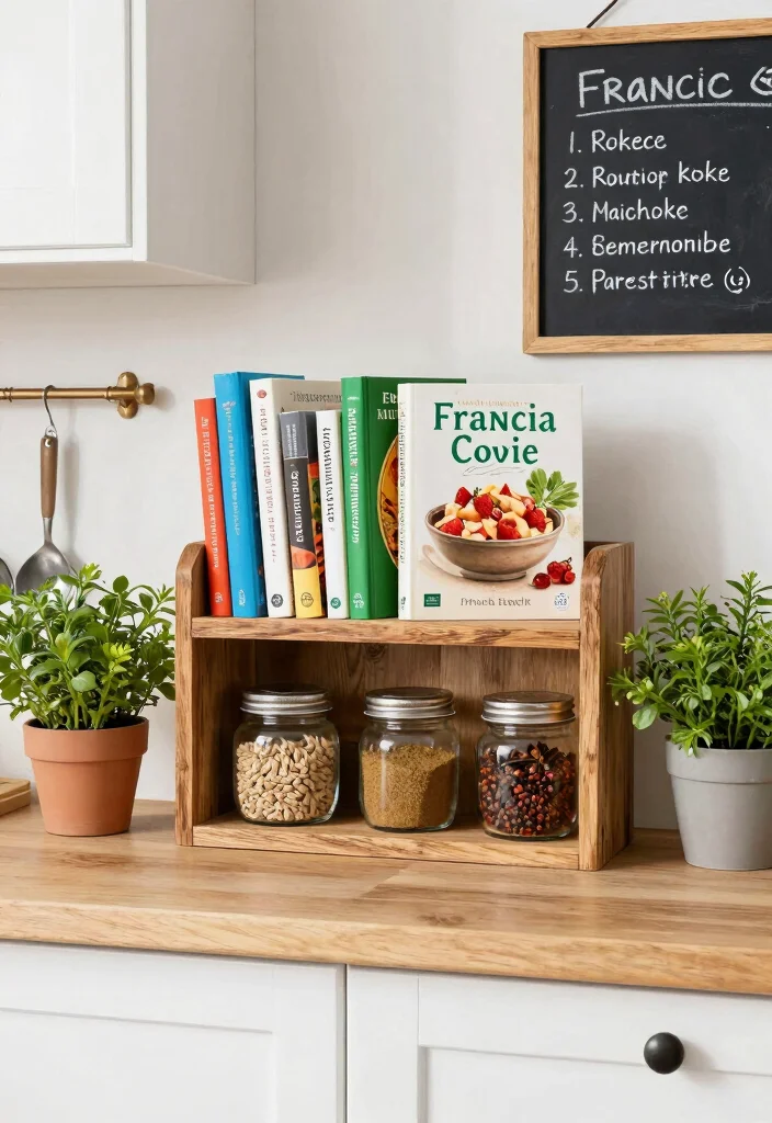 16 Francia Decoracion Stand Ideas With Elegant Display Style - 5. Dynamic Kitchen Display 1