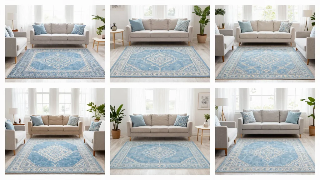 16 Light Blue Rug Living Room Ideas With Soft Fresh Vibes