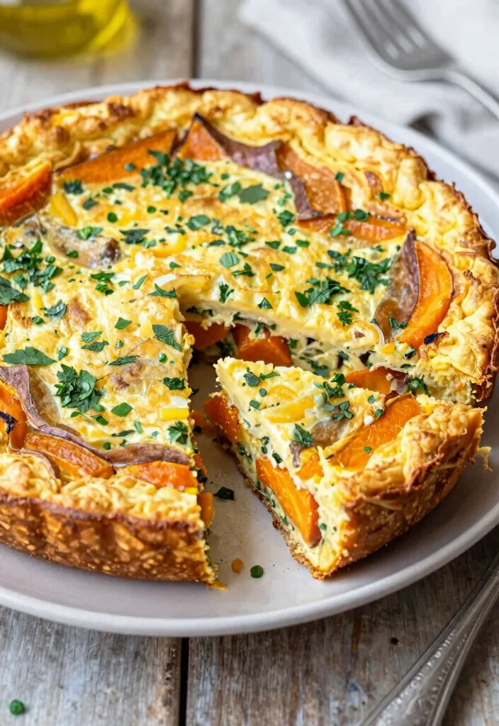 17 Baked Sweet Potato Recipes: Simple Healthy Classics - 14. Sweet Potato Frittata 1
