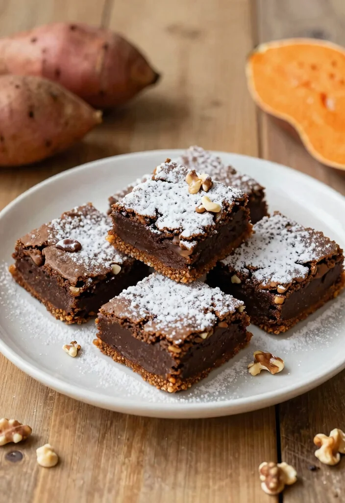 17 Baked Sweet Potato Recipes: Simple Healthy Classics - 3. Sweet Potato Brownies 1