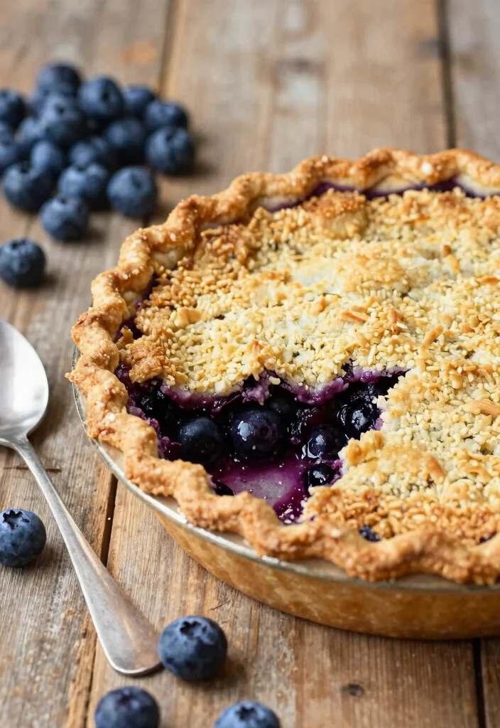 17 Blueberry Pie Filling Recipes Perfect for Baking - Blueberry Crumble Pie Filling 1