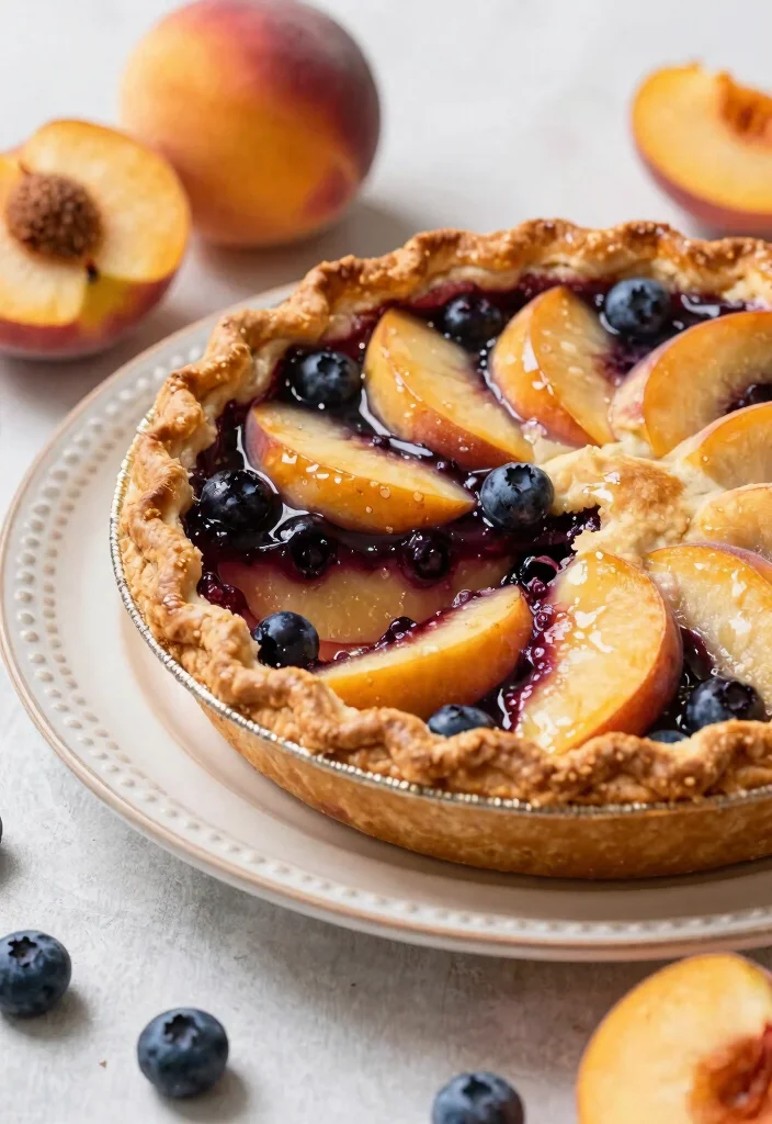 17 Blueberry Pie Filling Recipes Perfect for Baking - Blueberry Peach Pie Filling 1