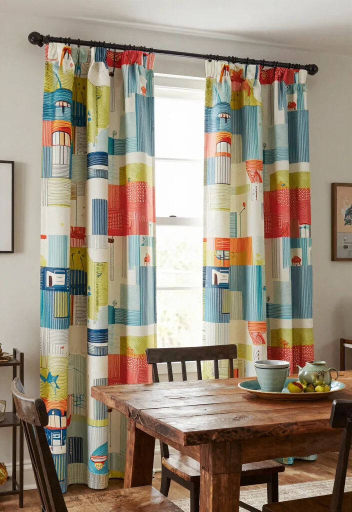 17 Cafe Curtains Dining Room Ideas With Cozy Vintage Feel - 16. Personalized Touches 1
