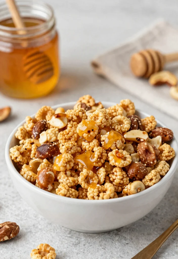 17 Chex Mix Recipes Sweet Crunchy Snack Ideas - 14. Honey Nut Chex Mix 1
