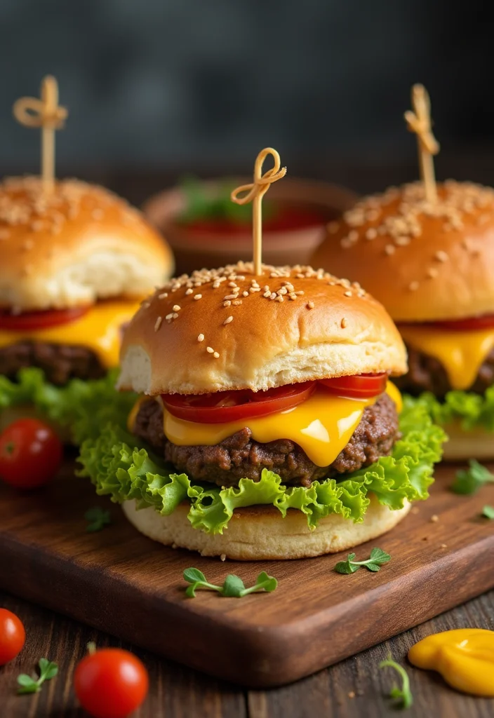 17 Ground Beef Sandwiches Dinners That Even Picky Eaters Love - 1. Cheesy Beef Sliders 1