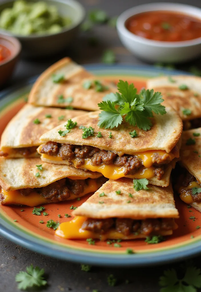 17 Ground Beef Sandwiches Dinners That Even Picky Eaters Love - 8. Beef and Cheese Quesadillas 1