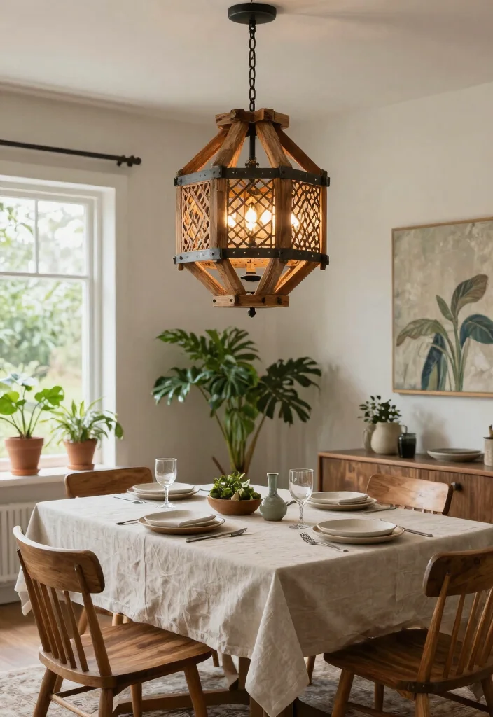 17 Modern Chandelier Dining Room Luxury Ideas With Statement Glow - 1. Eco-Friendly Elegance 1