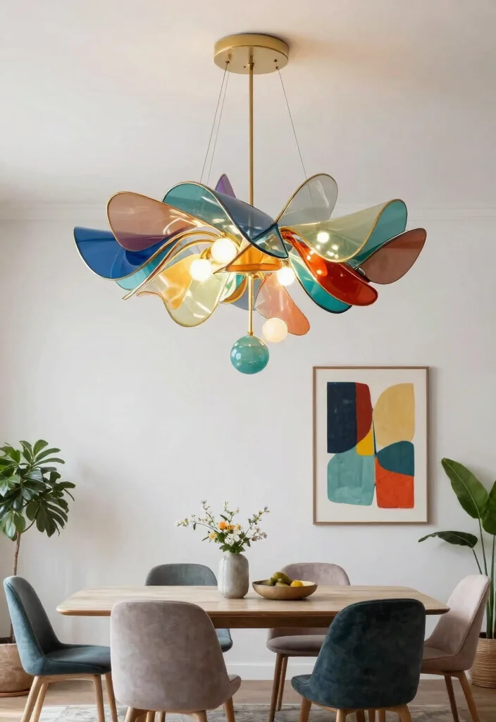 17 Modern Chandelier Dining Room Luxury Ideas With Statement Glow - 4. Artistic Statement Pieces 1