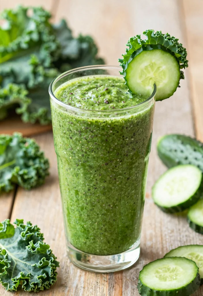 17 Refreshing Chia Seed Drink Recipes for Healthy Sips - 3. Green Detox Chia Smoothie 1