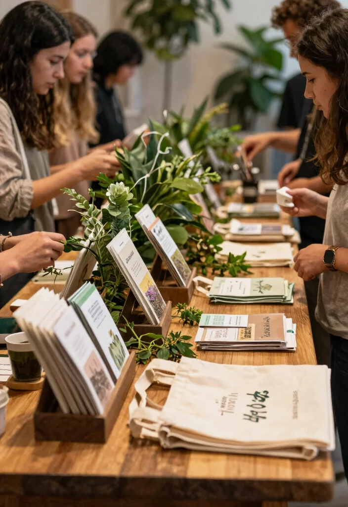 17 Stand Creativo Exposiciones Ideas That Attract Attention - 12. Eco-Friendly Giveaways 1