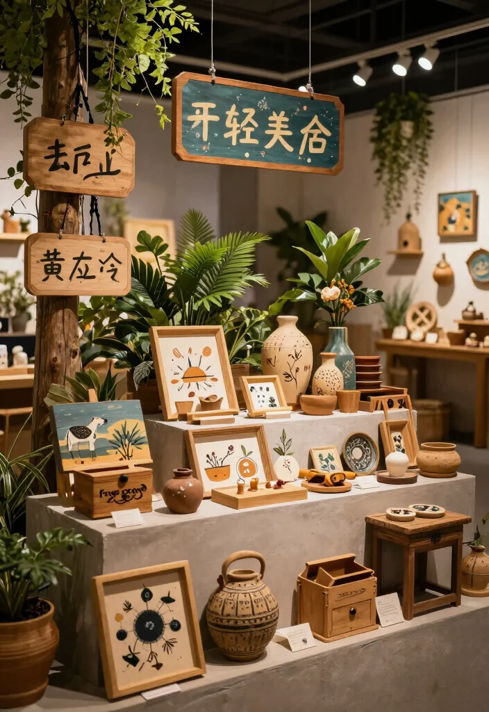 17 Stand Creativo Exposiciones Ideas That Attract Attention - 13. Handcrafted Details 1