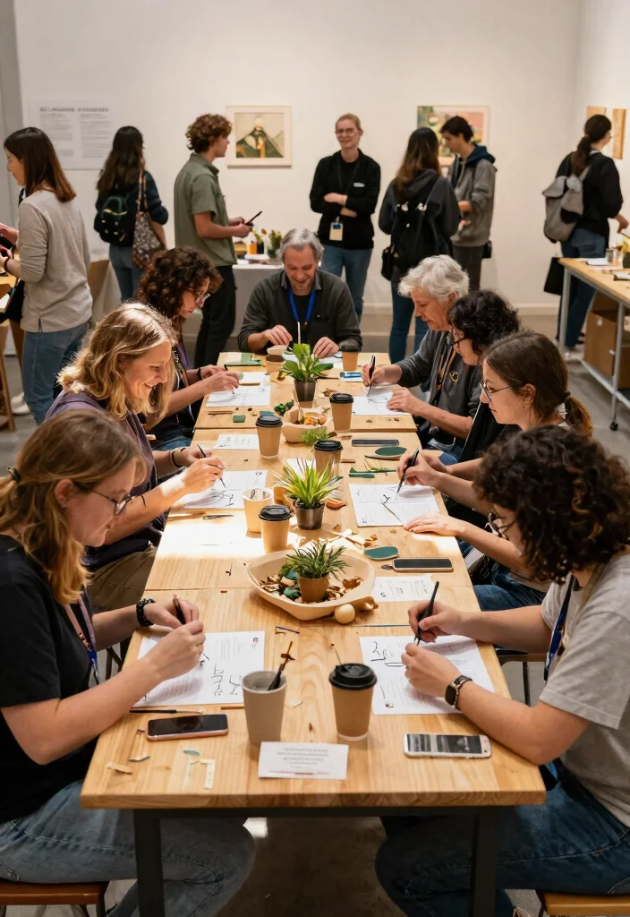 17 Stand Creativo Exposiciones Ideas That Attract Attention - 14. Interactive Workshops 1