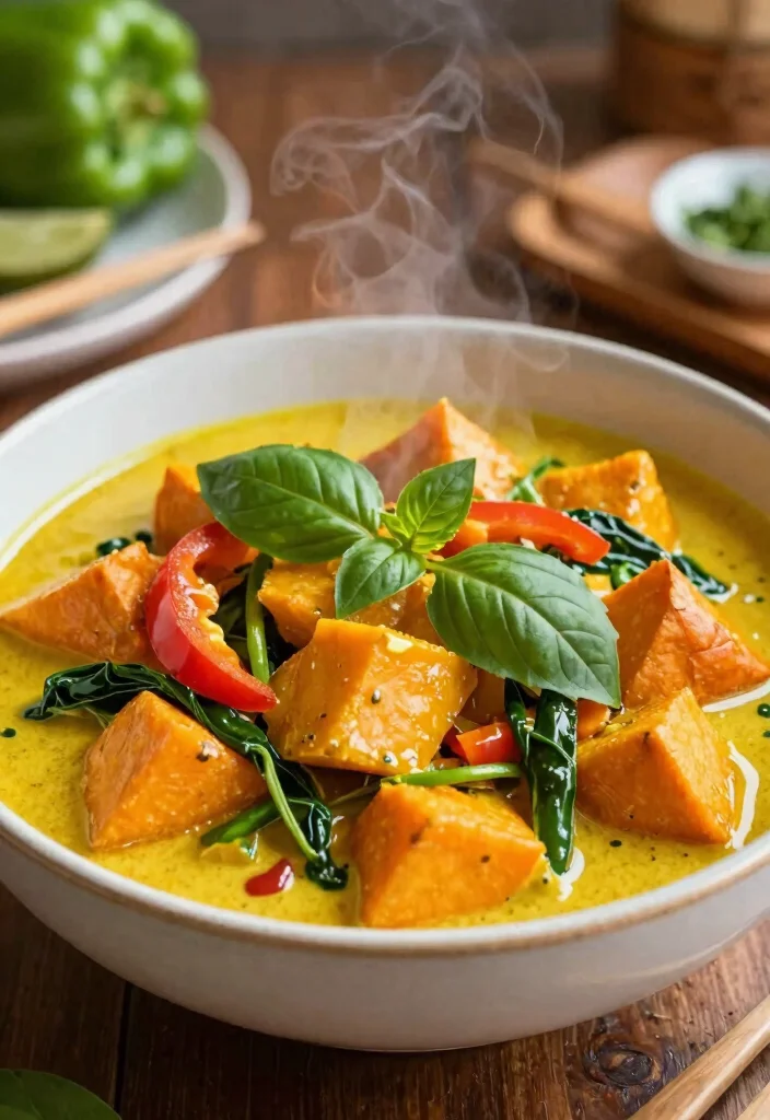18 Candied Sweet Potato Recipes: Sweet Holiday Favorites - 12. Thai Sweet Potato Curry 1