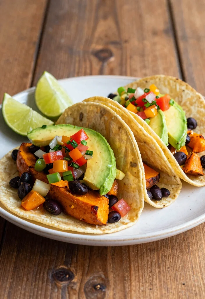 18 Candied Sweet Potato Recipes: Sweet Holiday Favorites - 13. Sweet Potato and Black Bean Tacos 1