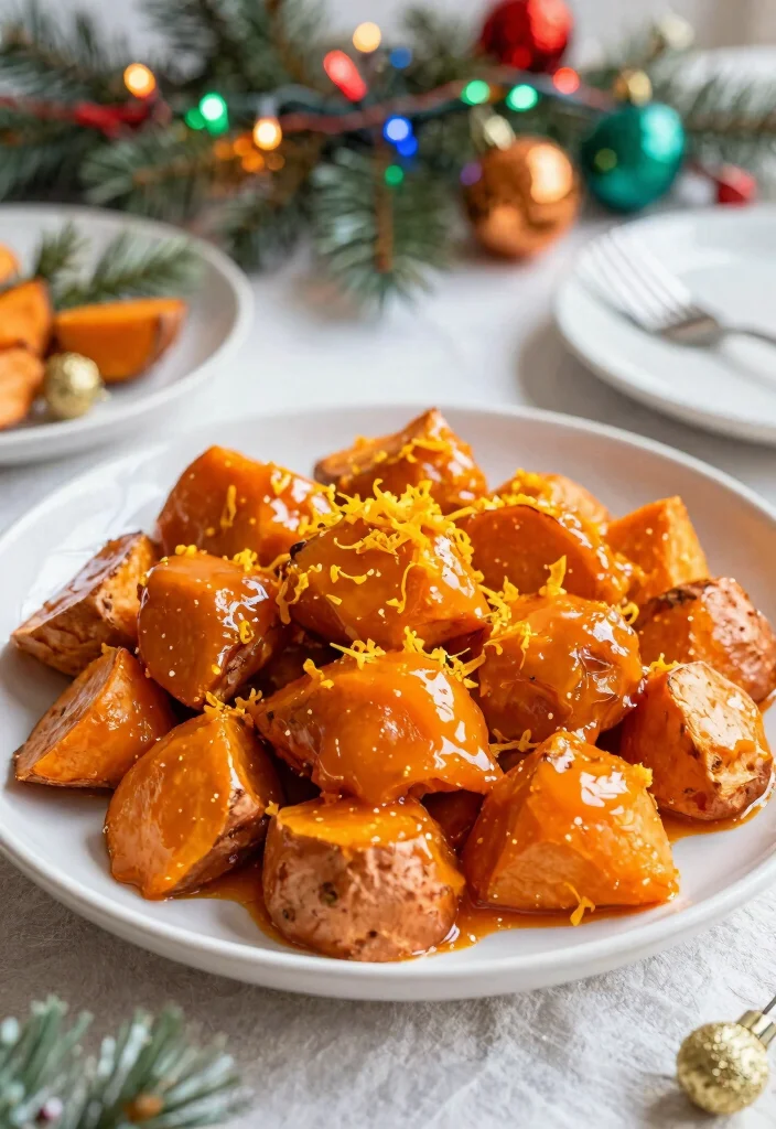 18 Candied Sweet Potato Recipes: Sweet Holiday Favorites - 4. Orange-Glazed Sweet Potatoes with Ginger 1