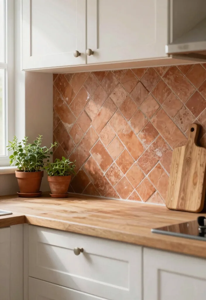 18 Ceramic Wall Art Tiles Ideas With Artistic Texture - 1. Textured Terracotta Tiles 1
