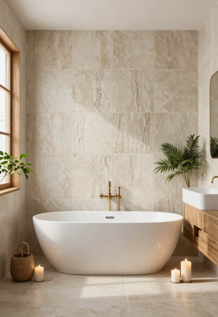 18 Ceramic Wall Art Tiles Ideas With Artistic Texture - 6. Nature-inspired Textured Tiles 1