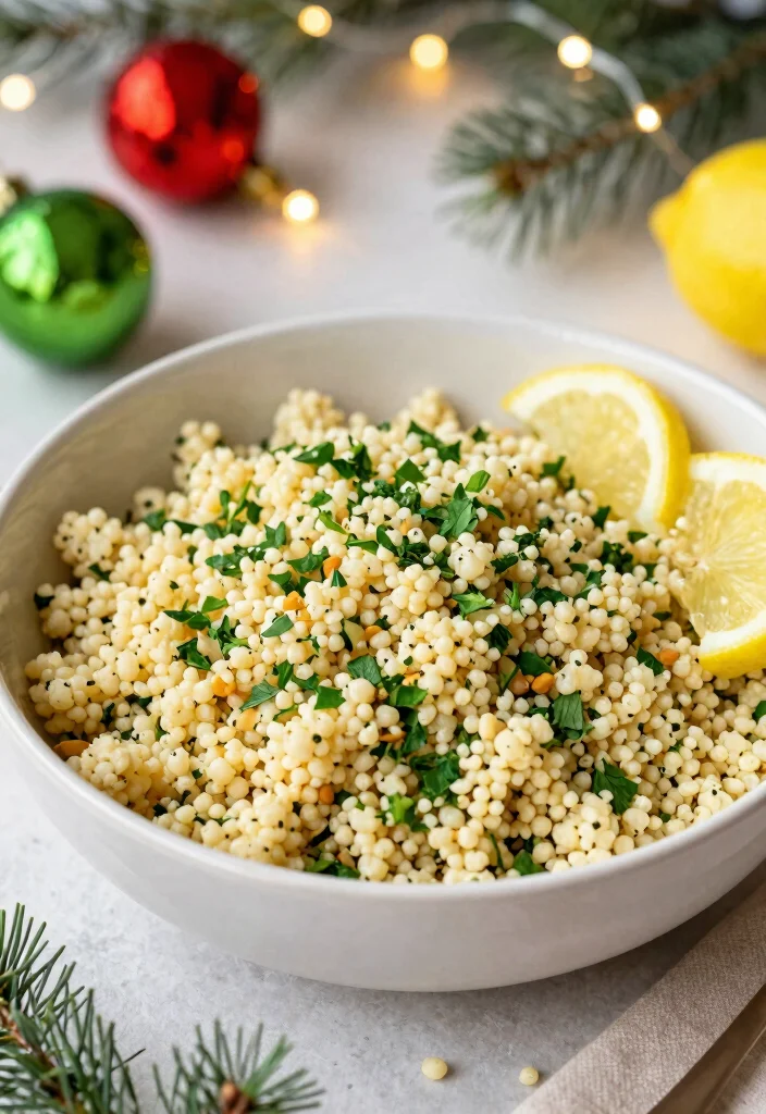 18 Christmas Side Dishes Recipes Festive Crowd Pleasers - 11. Herbed Couscous Salad 1