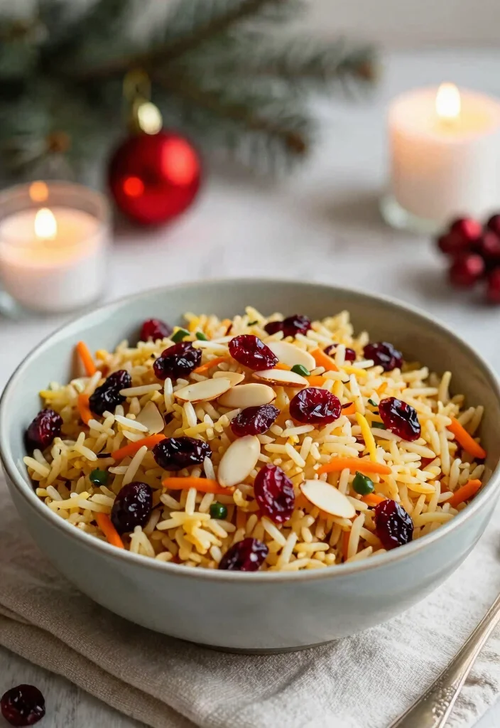 18 Christmas Side Dishes Recipes Festive Crowd Pleasers - 14. Holiday Rice Pilaf 1
