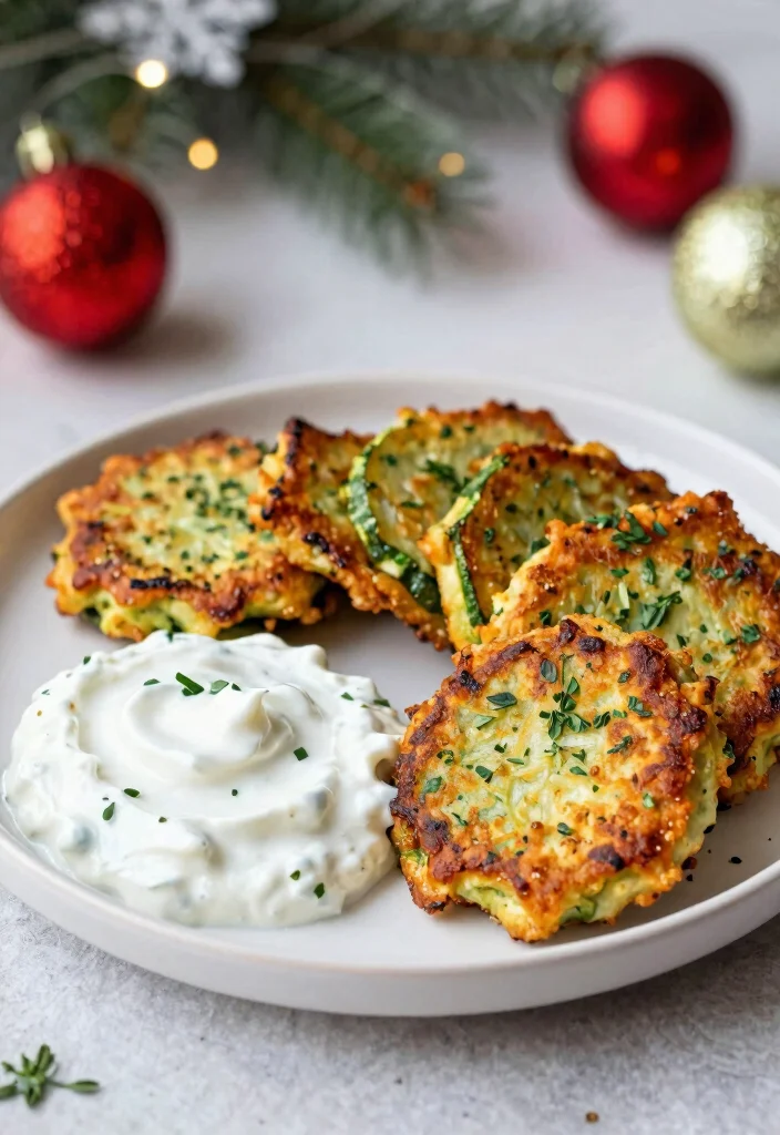 18 Christmas Side Dishes Recipes Festive Crowd Pleasers - 15. Zucchini Fritters 1
