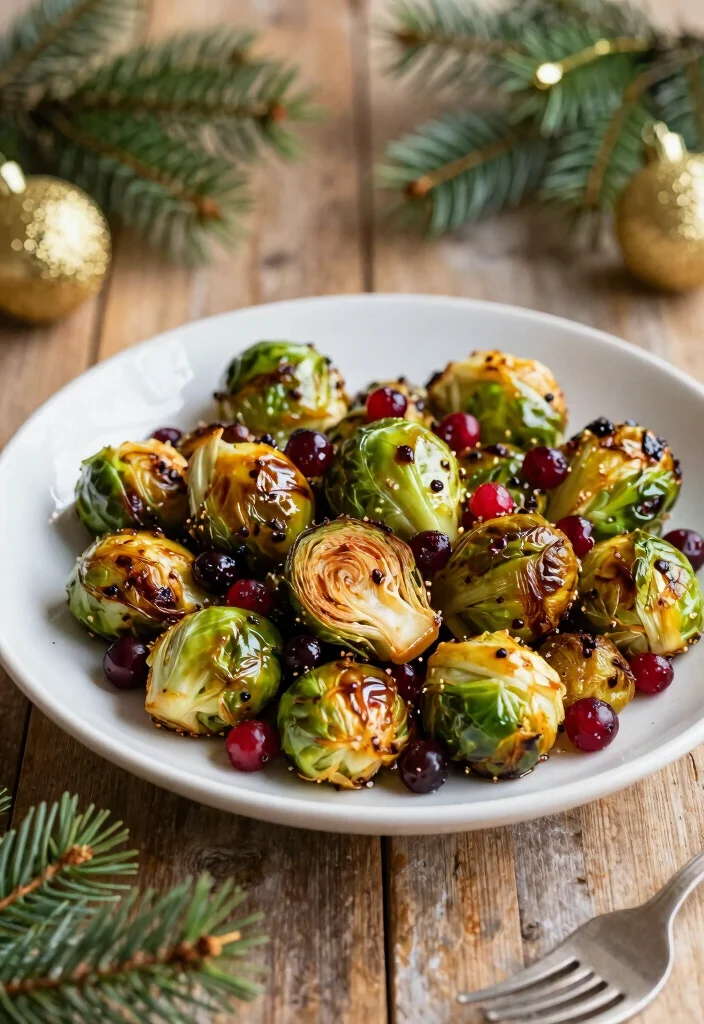 18 Christmas Side Dishes Recipes Festive Crowd Pleasers - 2. Maple Roasted Brussels Sprouts 1