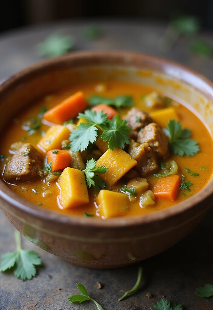 18 Comfort Food Vegetable Beef Soup Instant Pot Dishes To Warm Your Night - 17. Coconut Curry Vegetable Beef Soup 1