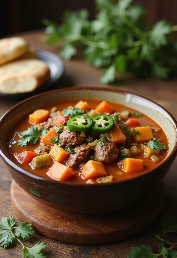 18 Comfort Food Vegetable Beef Soup Instant Pot Dishes To Warm Your Night - 2. Spicy Vegetable Beef Soup 1