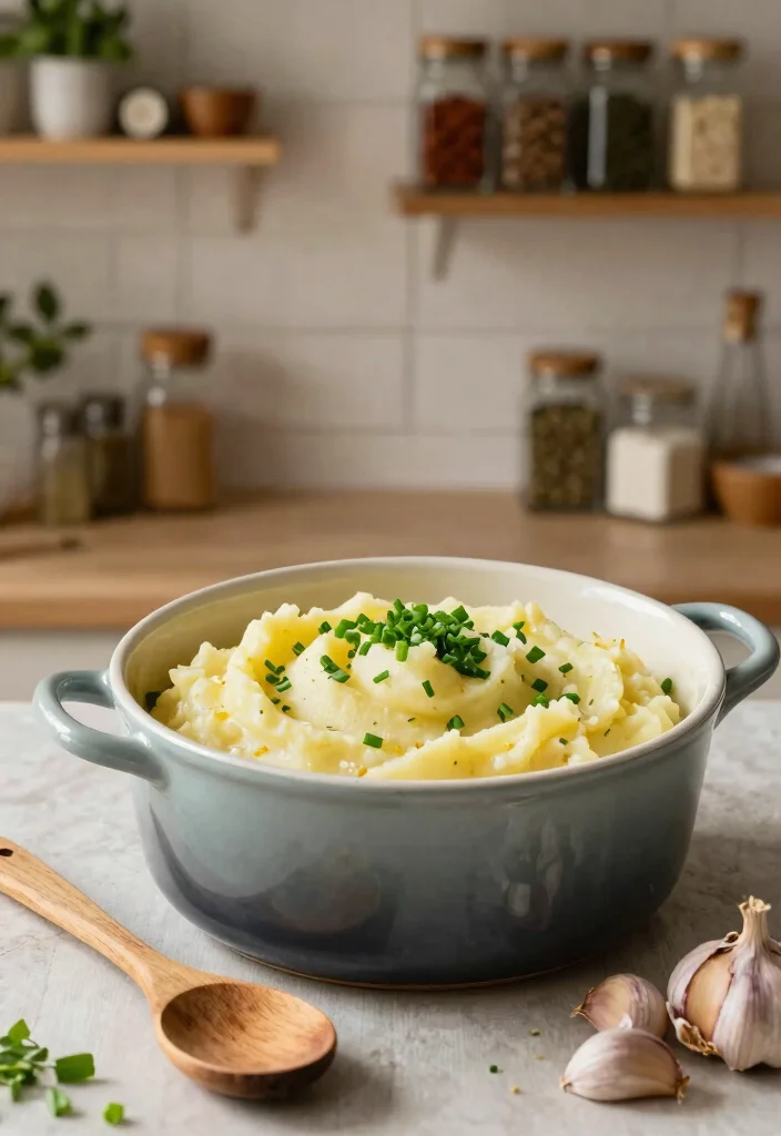 18 Creamy and Easy Crock Pot Potato Recipes for Comfort Food Lovers - 1. Creamy Garlic Mashed Potatoes 1