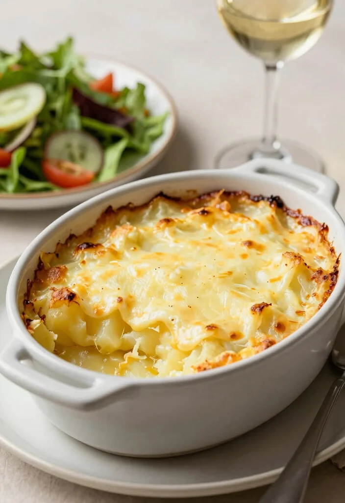 18 Creamy and Easy Crock Pot Potato Recipes for Comfort Food Lovers - 12. Creamy Potato Gratin 1