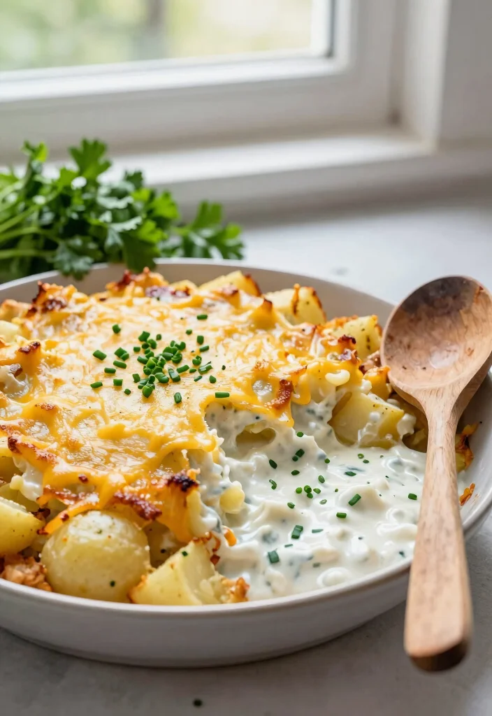 18 Creamy and Easy Crock Pot Potato Recipes for Comfort Food Lovers - 4. Creamy Ranch Potato Casserole 1