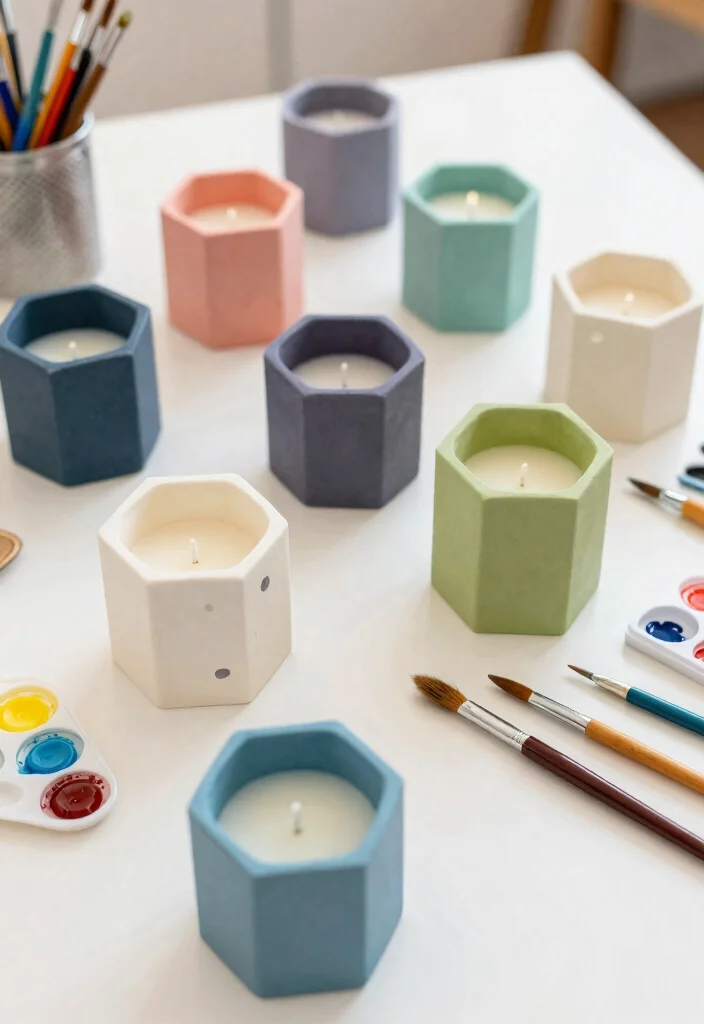 18 Geometric Candle Holder Ideas With Modern Edge - 18. Customizable Candle Holders 1