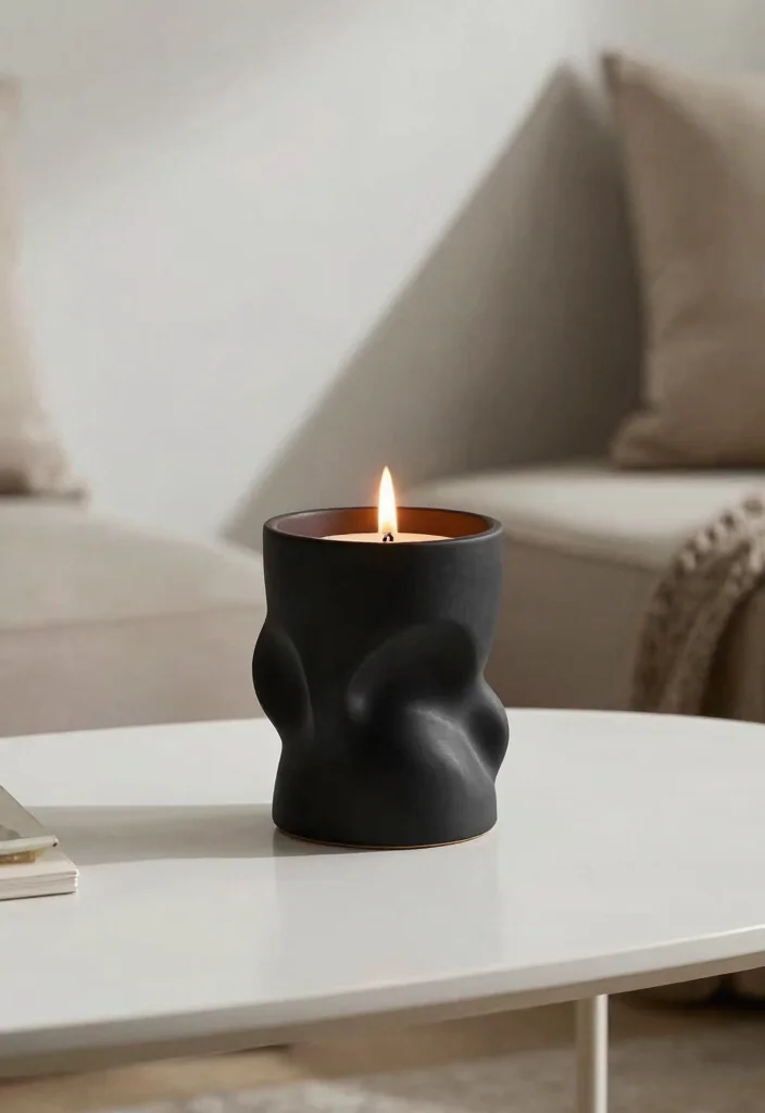 18 Geometric Candle Holder Ideas With Modern Edge - 4. Sculptural Statements 1