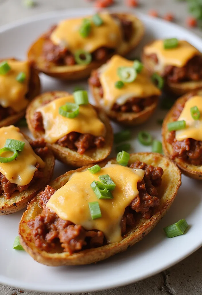 18 Must-Try Chicago Italian Beef Dishes for Busy Nights - 13. Italian Beef Potato Skins 1