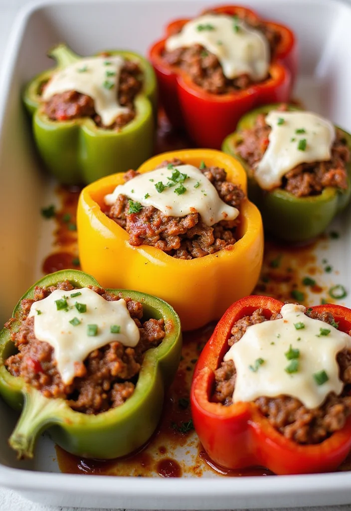 18 Must-Try Chicago Italian Beef Dishes for Busy Nights - 7. Italian Beef Stuffed Peppers 1