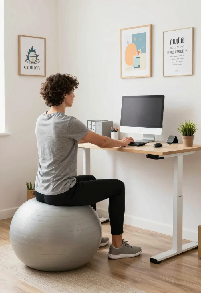 18 Stand Up Desk Home Office Ideas for a Healthier Workspace - 16. Incorporate Movement into Your Day 1