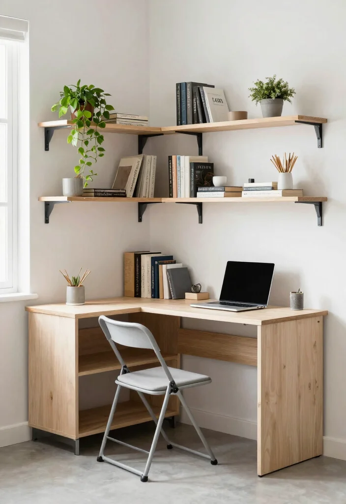 18 Stand Up Desk Home Office Ideas for a Healthier Workspace - 5. Opt for Multi-Functional Furniture 1