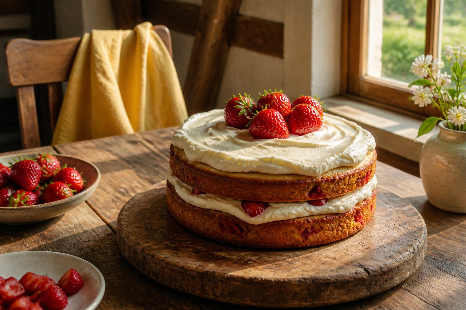How to Make Strawberry Cake: A Complete Recipe with Frosting